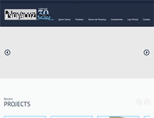 Tablet Screenshot of novaluz.com.br